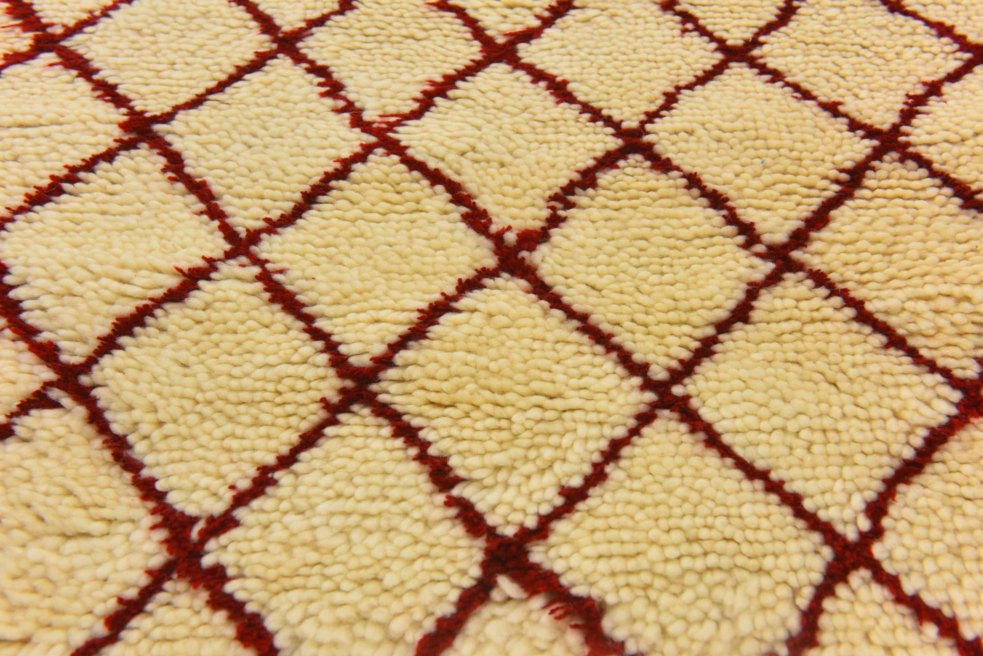3' 6 x 5' Hand Knotted Moroccan Wool Rug