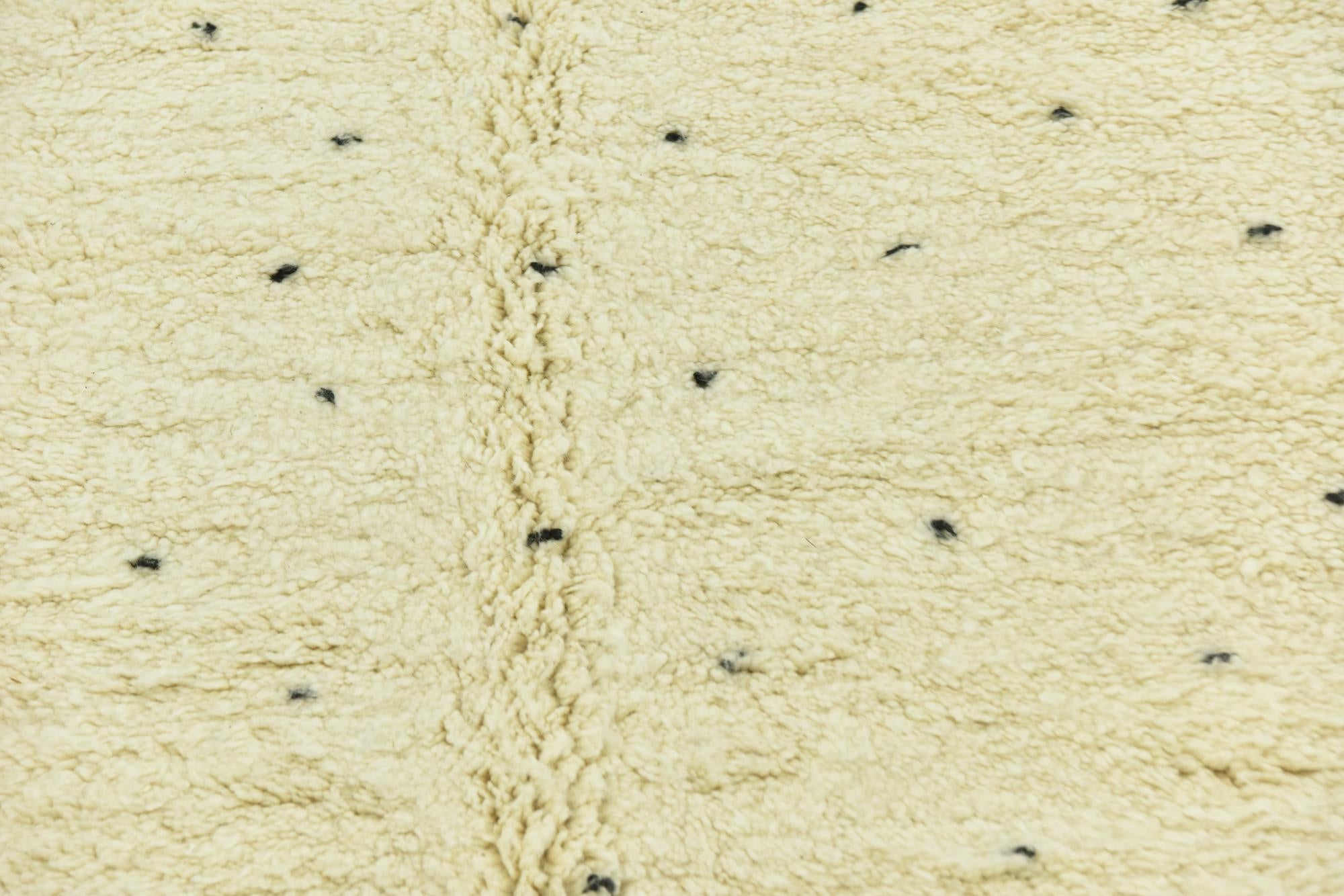 6' 7 x 10' 2 Hand Knotted Moroccan Wool Rug