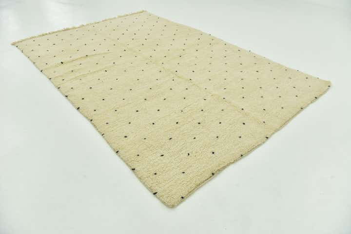 6' 10 x 10' 2 Hand Knotted Moroccan Wool Rug