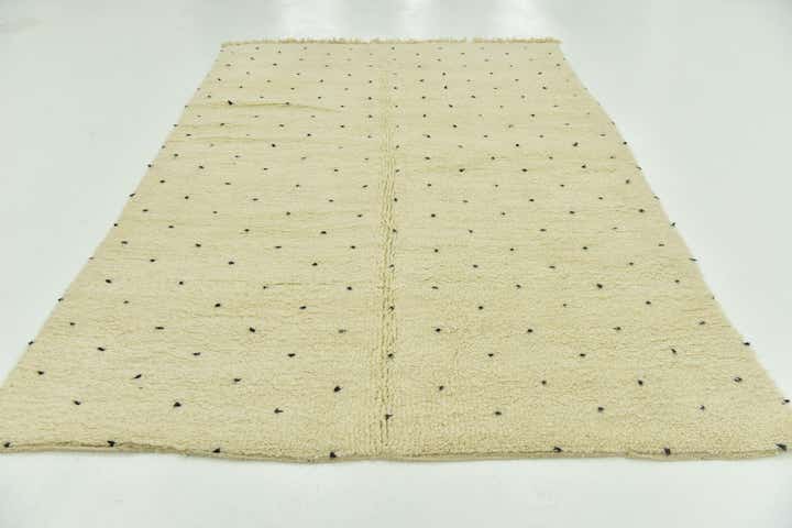6' 10 x 10' 2 Hand Knotted Moroccan Wool Rug