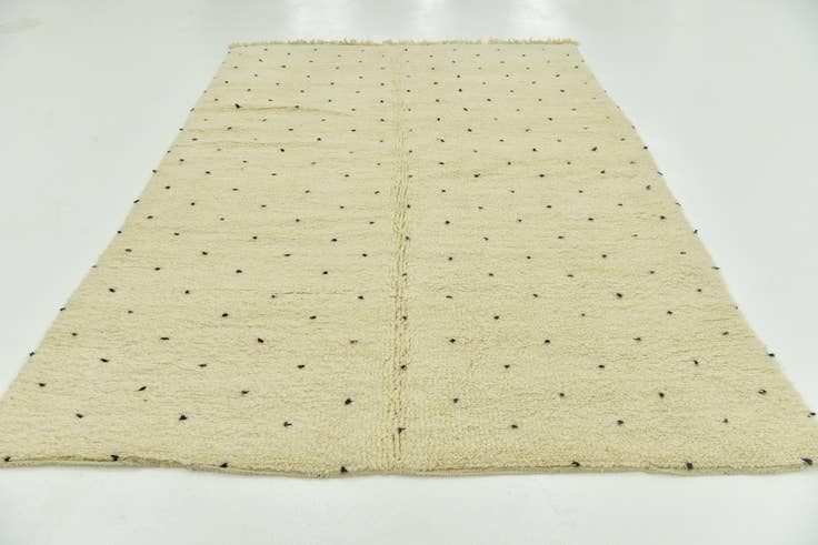Detail image of 6' 10 x 10' 2 Hand Knotted Moroccan Wool Rug