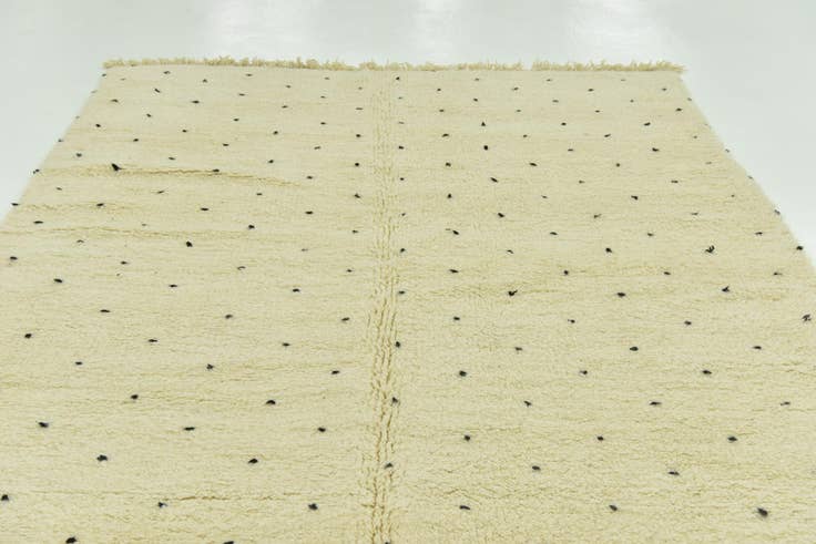 Detail image of 6' 10 x 10' 2 Hand Knotted Moroccan Wool Rug