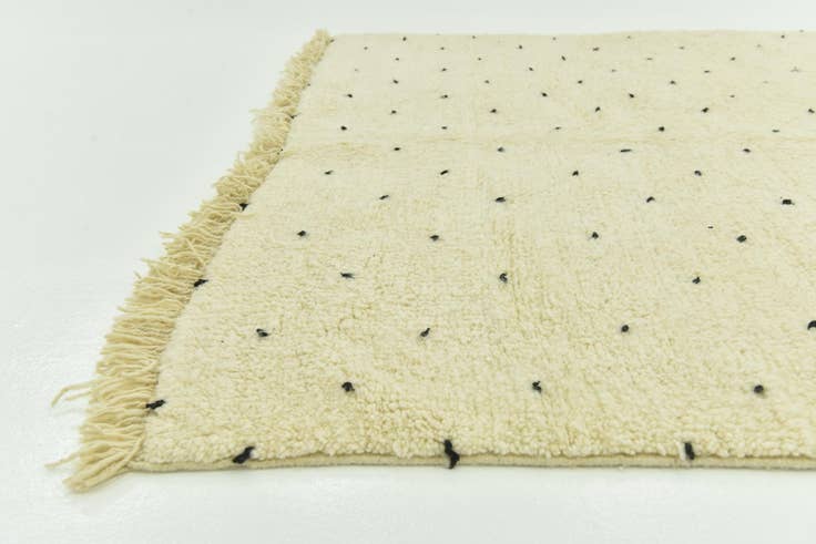 Detail image of 6' 10 x 10' 2 Hand Knotted Moroccan Wool Rug