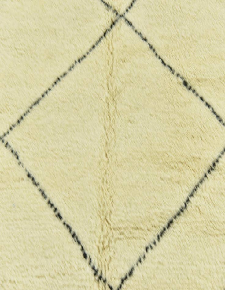 Detail image of 6' 6 x 9' 10  Hand Knotted Moroccan Wool Rug