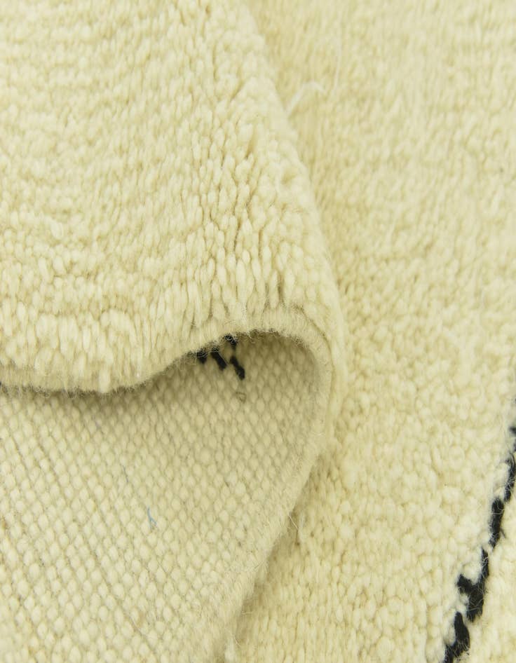 Detail image of 6' 8 x 10'  Hand Knotted Moroccan Wool Rug