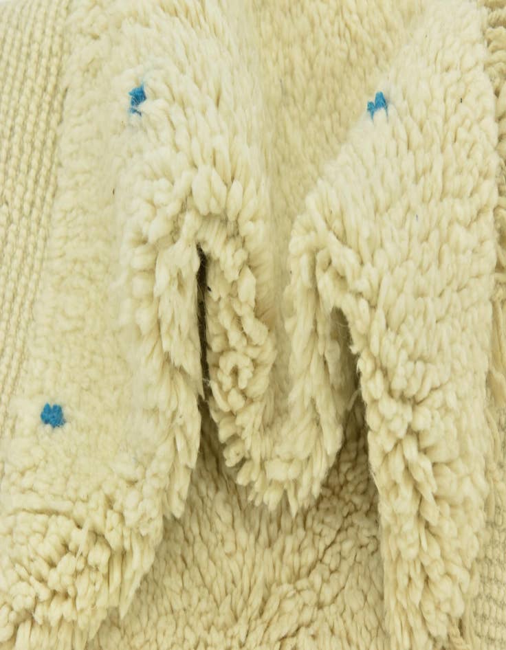 Detail image of 5' 4 x 8' 4  Hand Knotted Moroccan Wool Rug