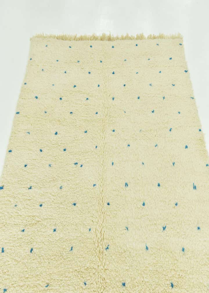 5' 4 x 8' 4 Hand Knotted Moroccan Wool Rug