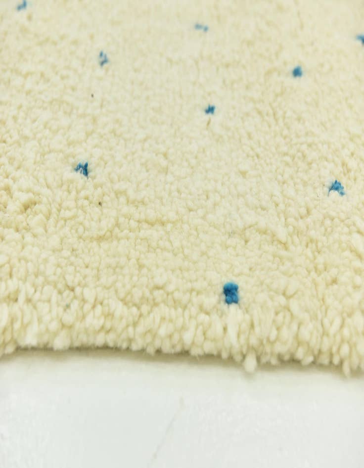 Detail image of 5' 4 x 8' 4  Hand Knotted Moroccan Wool Rug