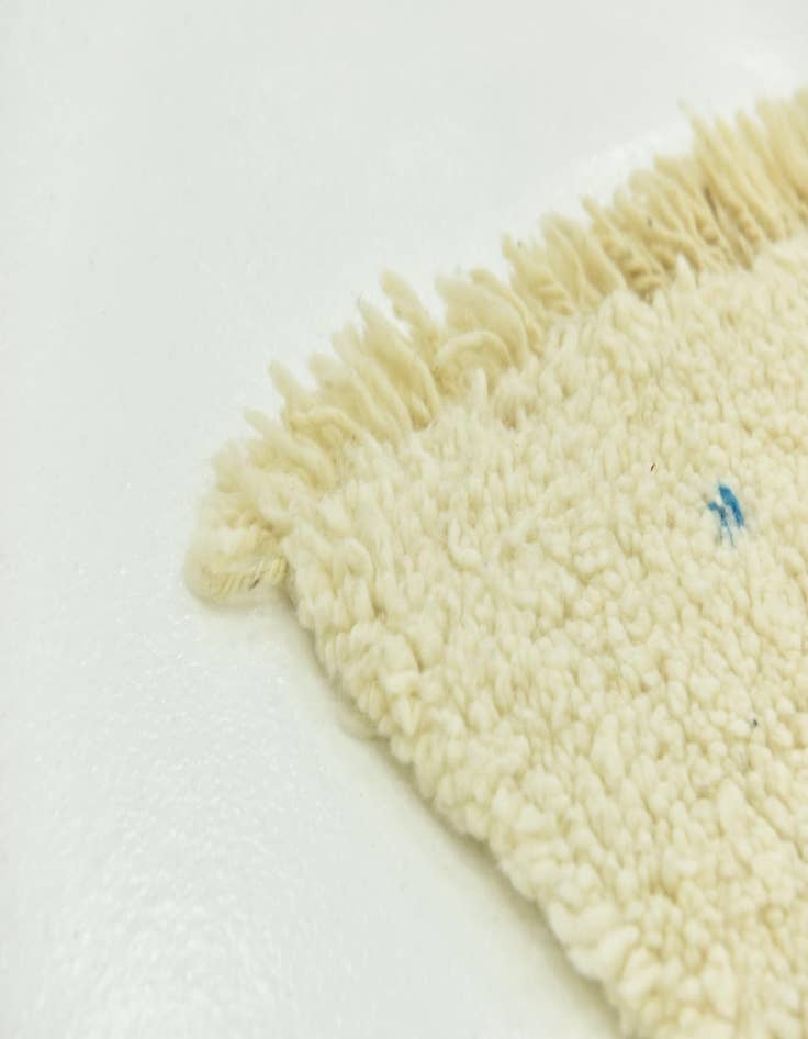 Detail image of 5' 4 x 8' 4  Hand Knotted Moroccan Wool Rug