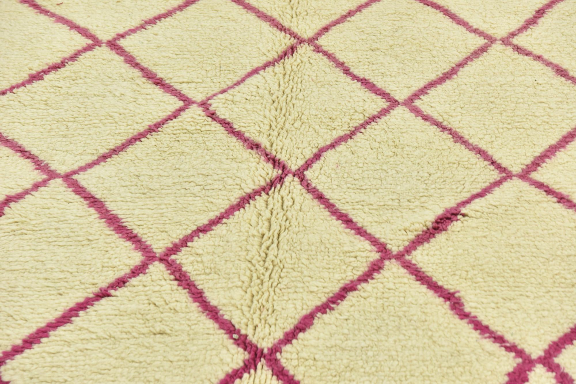 5' 6 x 8' 6 Hand Knotted Moroccan Wool Rug