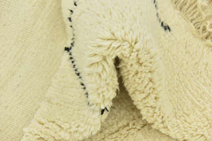 6' 4 x 10' Hand Knotted Moroccan Wool Rug