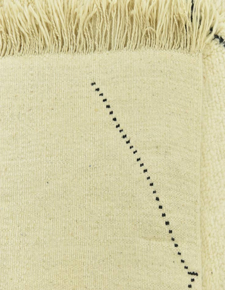 Detail image of 6' 4 x 10'  Hand Knotted Moroccan Wool Rug