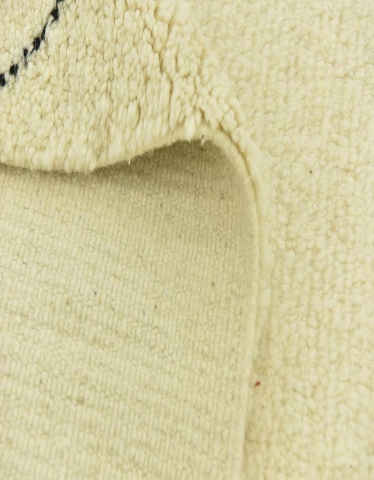 Detail image of 6' 4 x 10'  Hand Knotted Moroccan Wool Rug