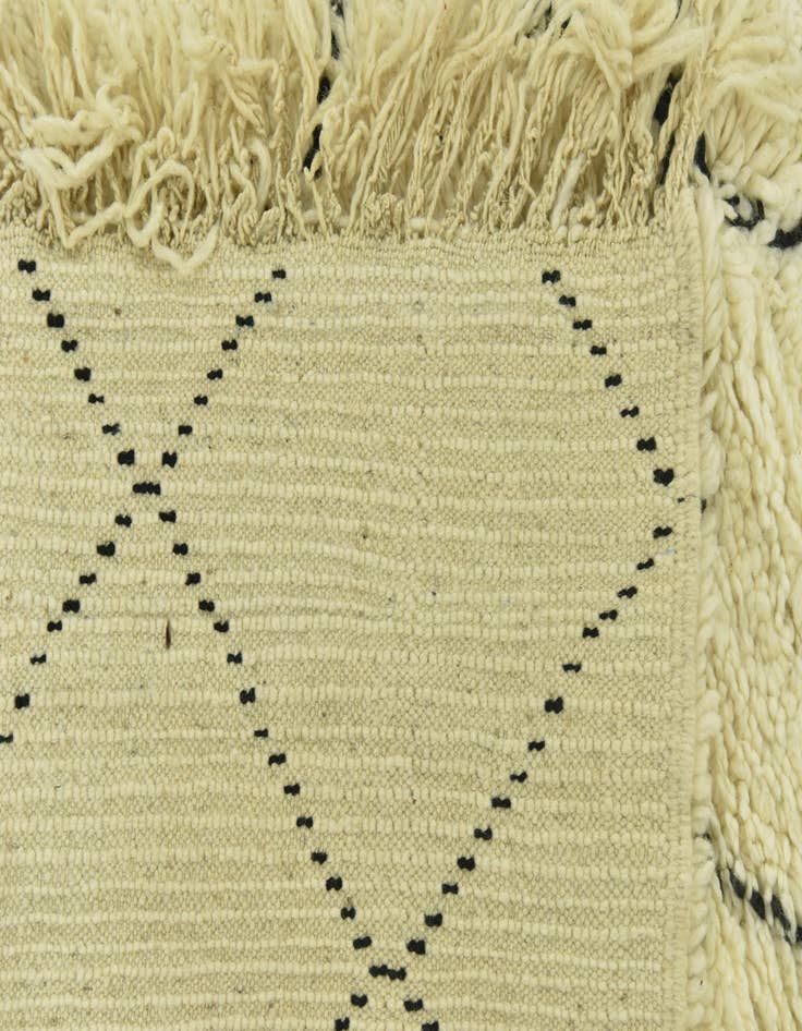 Detail image of 5' 3 x 8'  Hand Knotted Moroccan Wool Rug