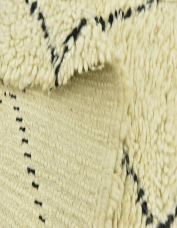 Detail image of 5' 3 x 8'  Hand Knotted Moroccan Wool Rug