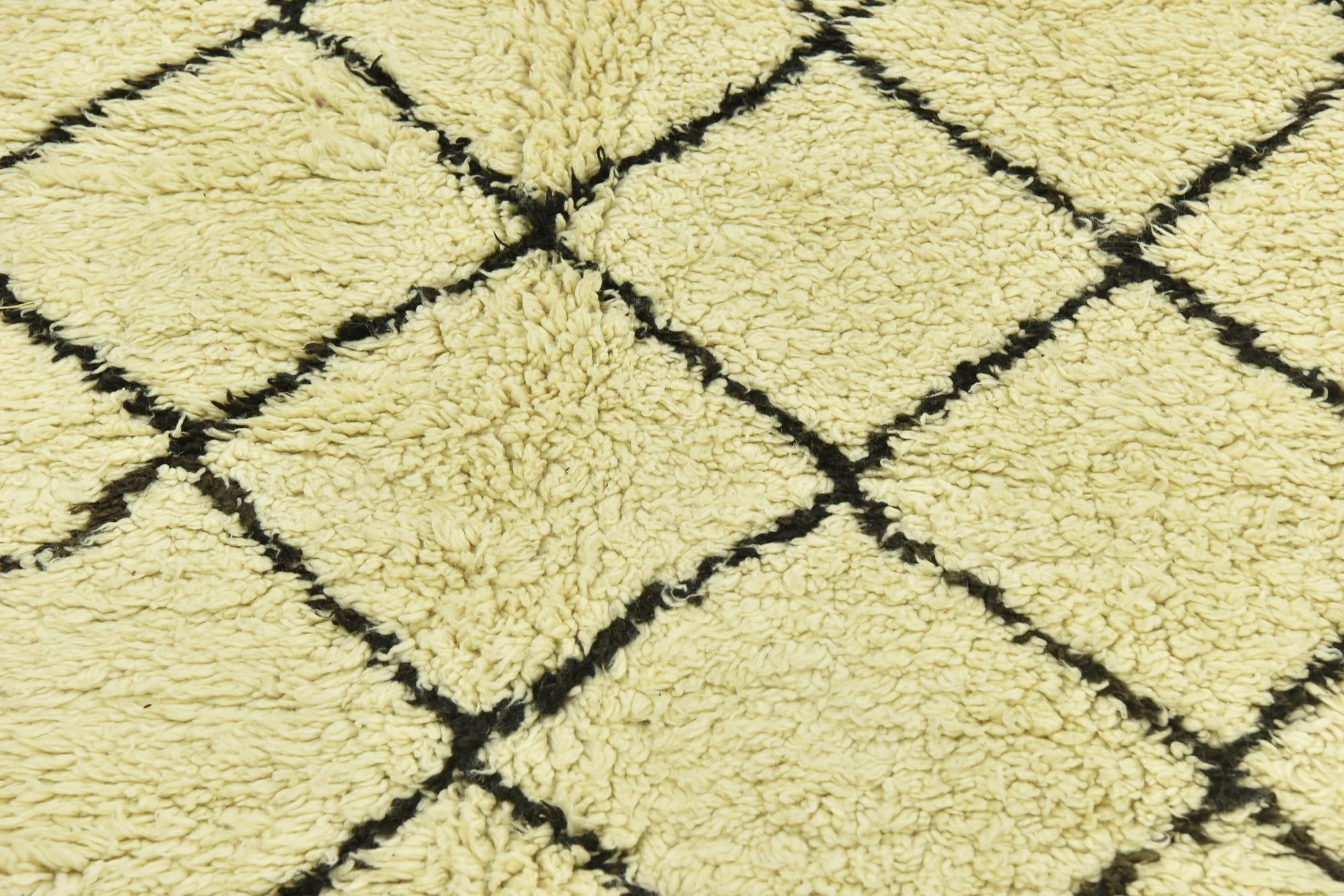 7' x 10' 7 Hand Knotted Moroccan Wool Rug