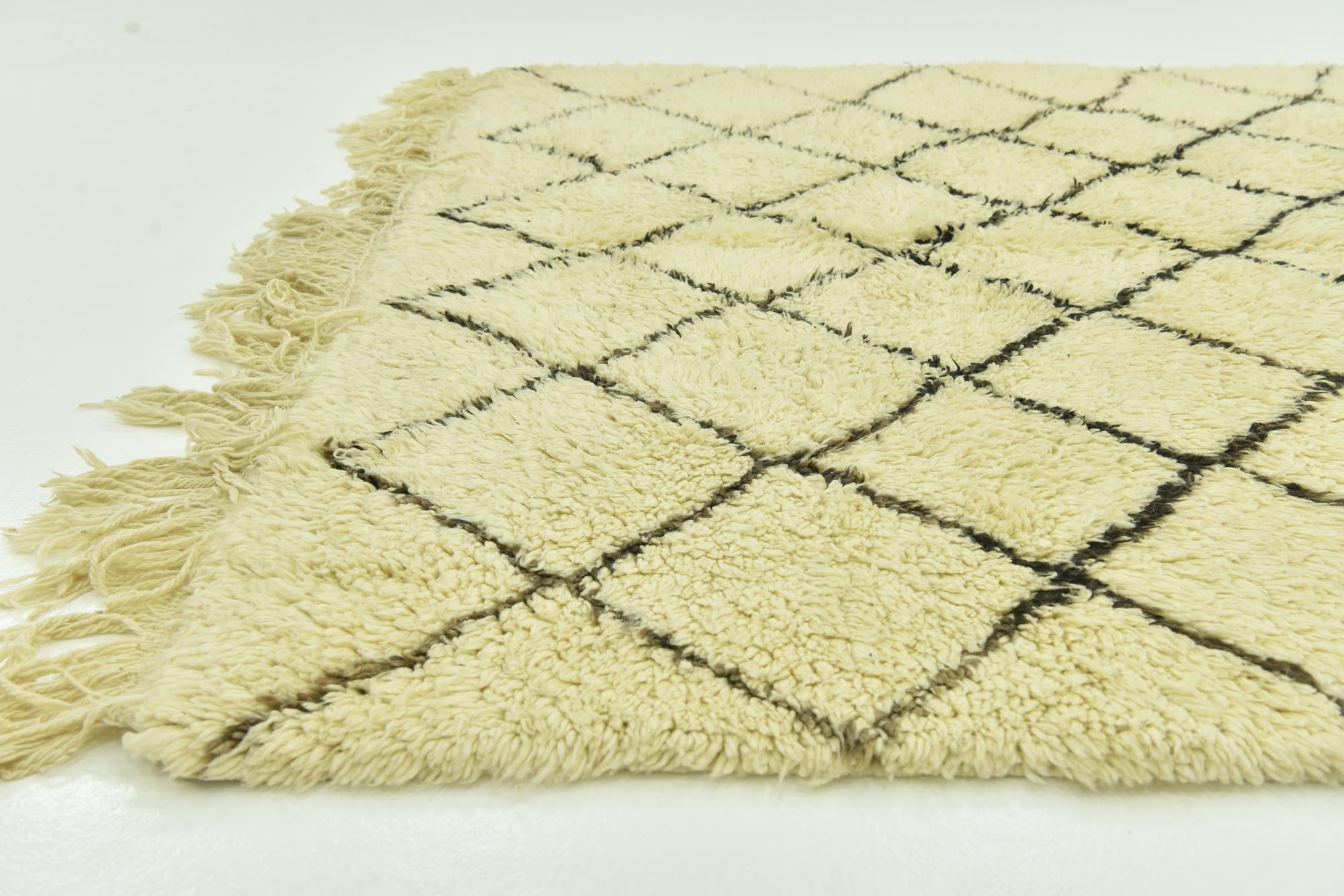 7' x 10' 7 Hand Knotted Moroccan Wool Rug