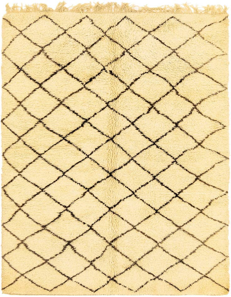 Detail image of 7' x 10' 7 Hand Knotted Moroccan Wool Rug