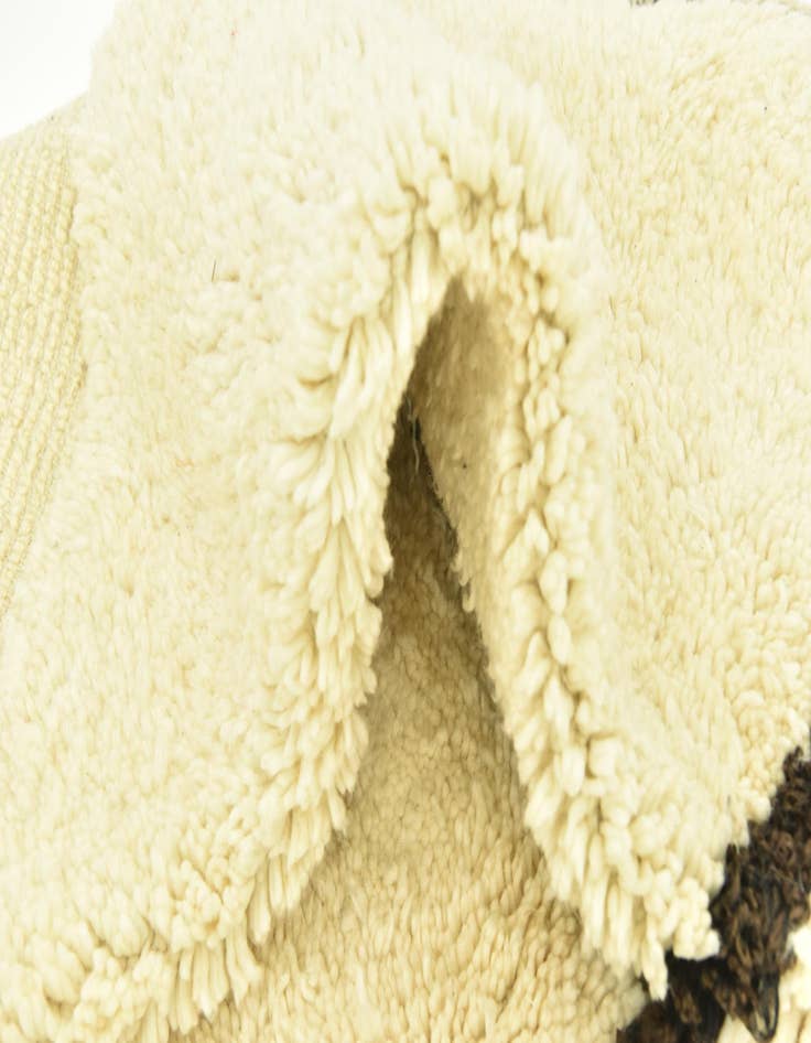 Detail image of 7' x 10'  Hand Knotted Moroccan Wool Rug