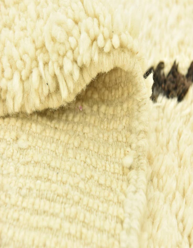 Detail image of 7' x 10'  Hand Knotted Moroccan Wool Rug