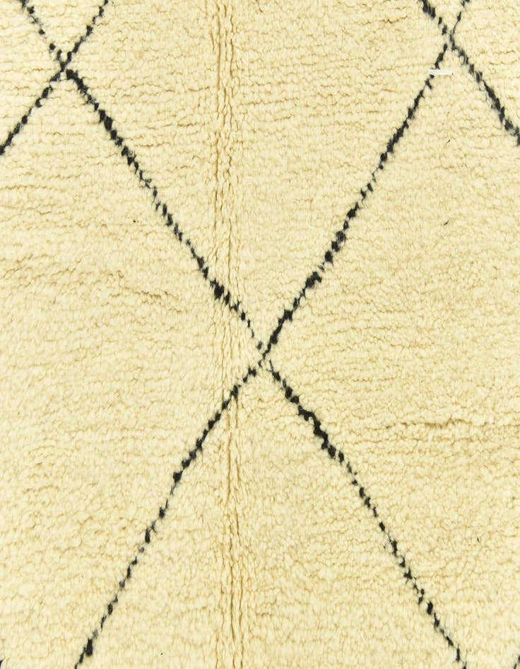 Detail image of 5' 2 x 8' 1  Hand Knotted Moroccan Wool Rug