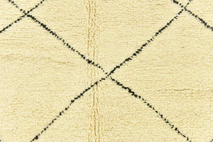 5' 2 x 8' 1 Hand Knotted Moroccan Wool Rug