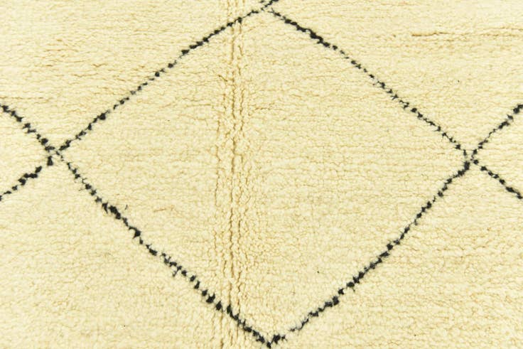 Detail image of 5' 2 x 8' 1 Hand Knotted Moroccan Wool Rug