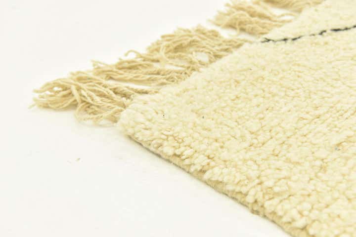 5' 2 x 8' 1 Hand Knotted Moroccan Wool Rug