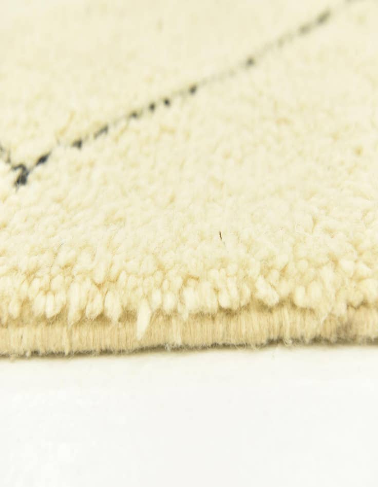 Detail image of 5' 2 x 8' 1  Hand Knotted Moroccan Wool Rug