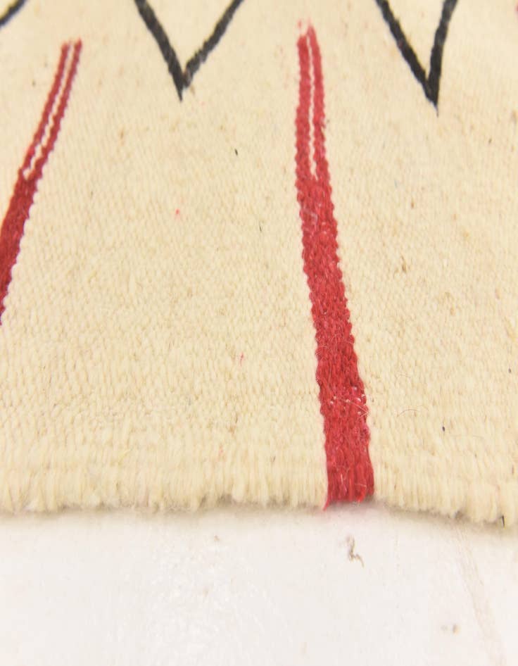 Detail image of 6' 1 x 9' 9  Hand Knotted Moroccan Wool Rug