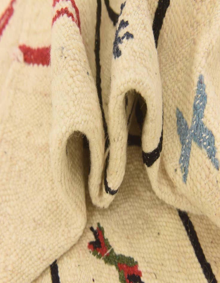 Detail image of 6' 1 x 9' 9  Hand Knotted Moroccan Wool Rug