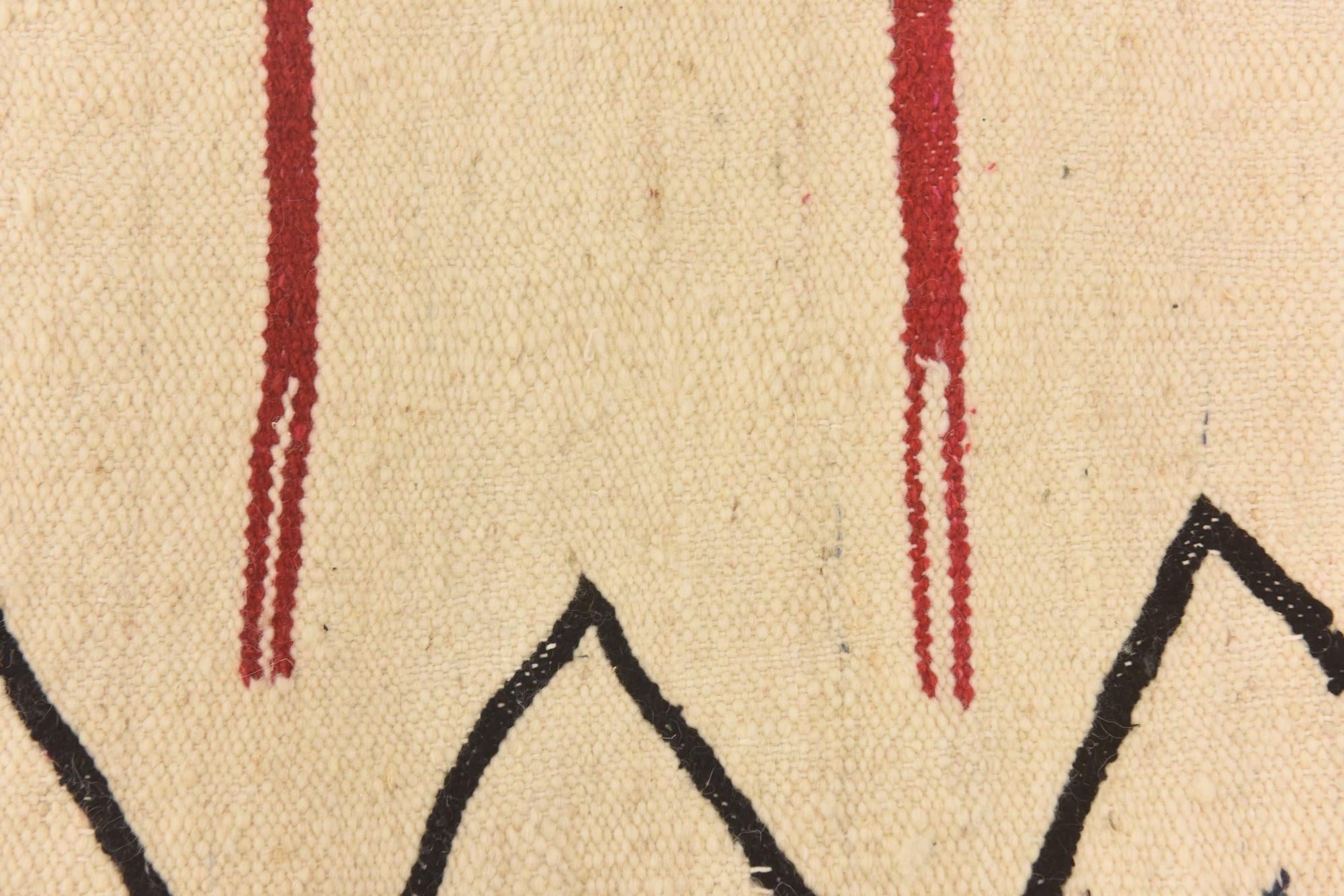 6' 1 x 9' 9 Hand Knotted Moroccan Wool Rug