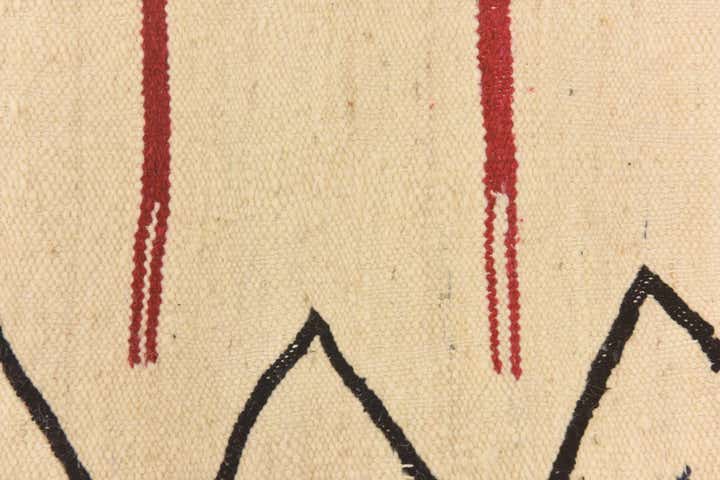 6' 1 x 9' 9 Hand Knotted Moroccan Wool Rug
