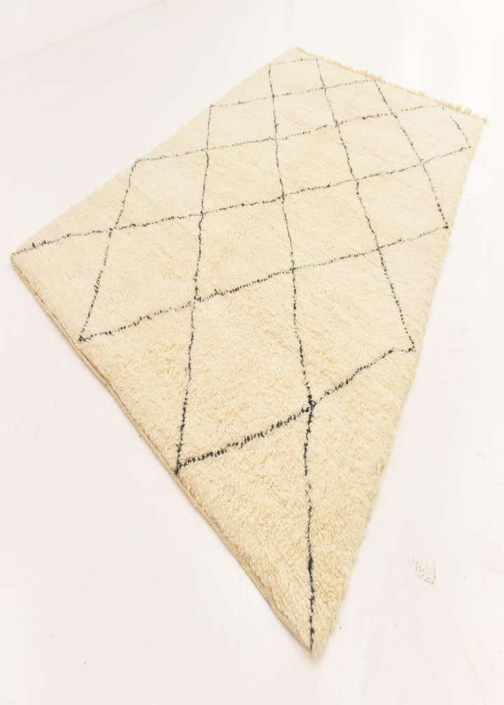 6' 10 x 10' 6 Hand Knotted Moroccan Wool Rug