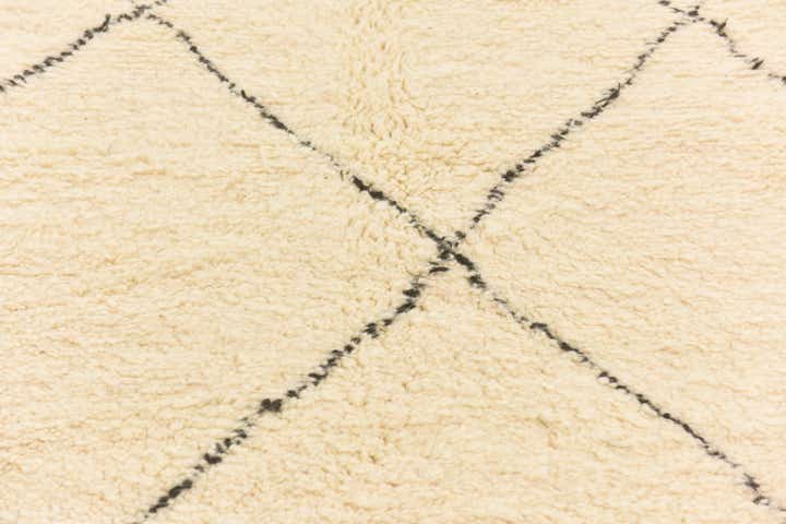 6' 10 x 10' 6 Hand Knotted Moroccan Wool Rug