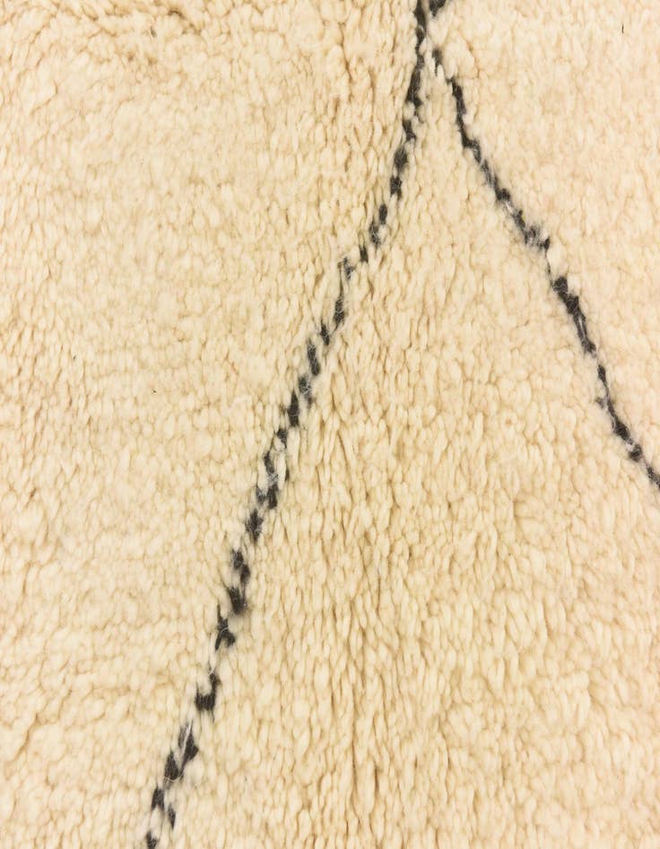 Detail image of 6' 10 x 10' 6 Hand Knotted Moroccan Wool Rug