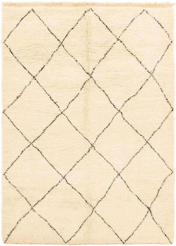 6' 10 x 10' 6 Hand Knotted Moroccan Wool Rug