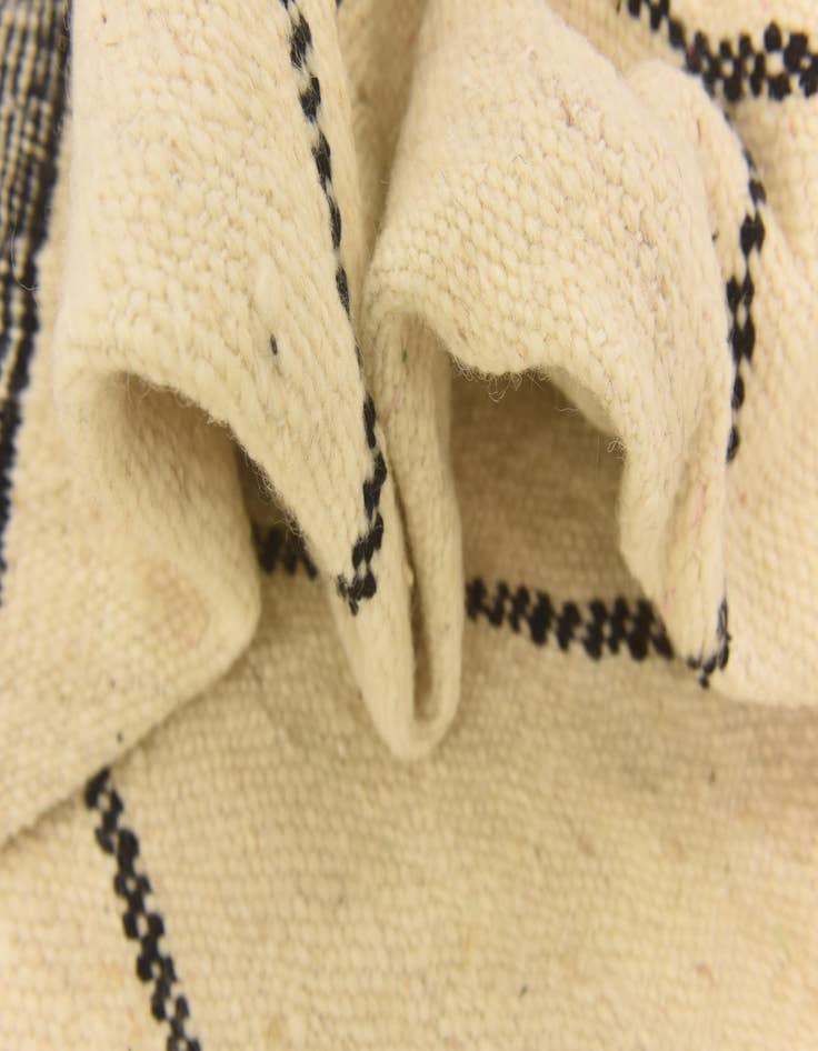 Detail image of 6' 3 x 10' 2  Hand Knotted Moroccan Wool Rug