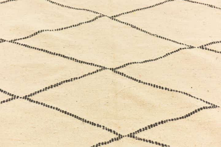 6' 3 x 10' 2 Hand Knotted Moroccan Wool Rug