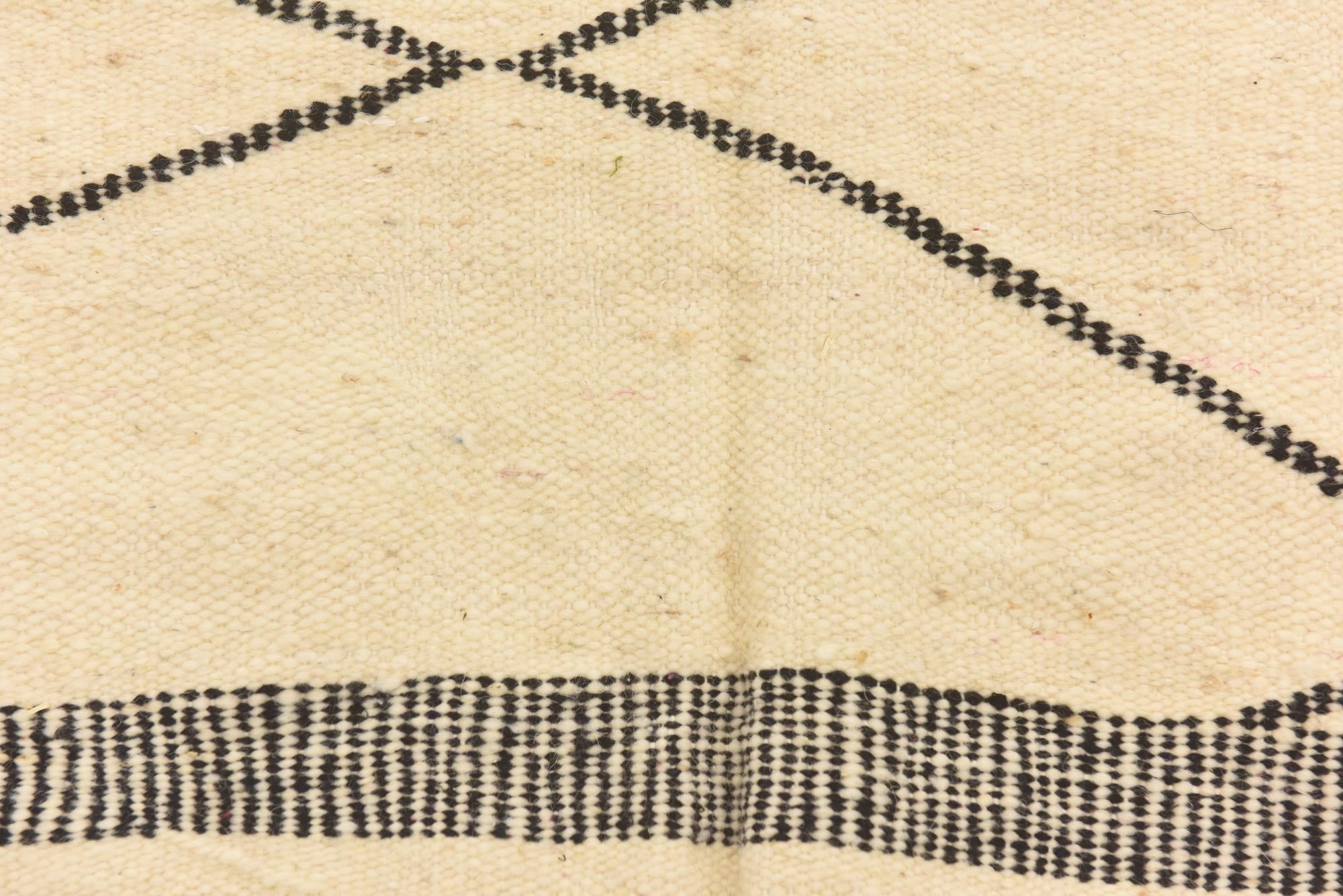 6' 3 x 10' 2 Hand Knotted Moroccan Wool Rug