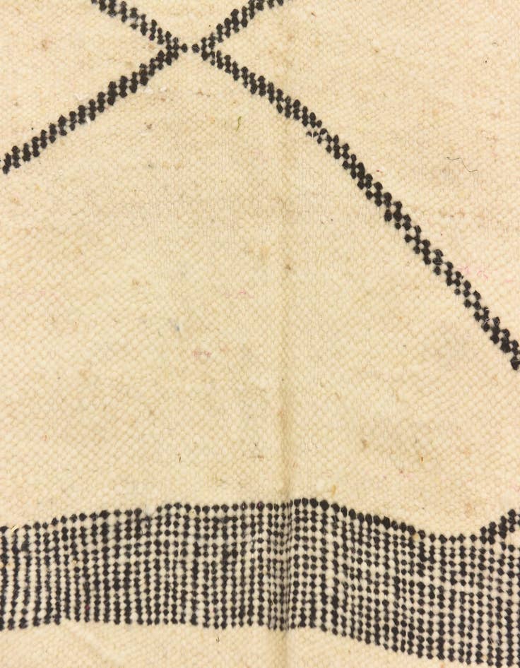 Detail image of 6' 3 x 10' 2  Hand Knotted Moroccan Wool Rug