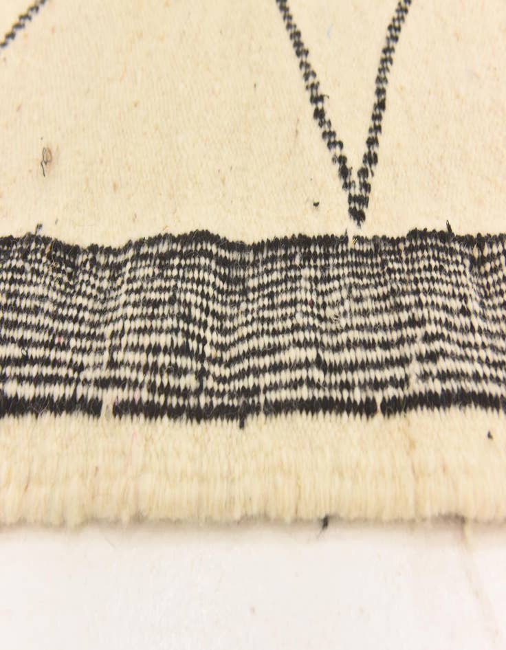 Detail image of 6' 3 x 10' 2  Hand Knotted Moroccan Wool Rug