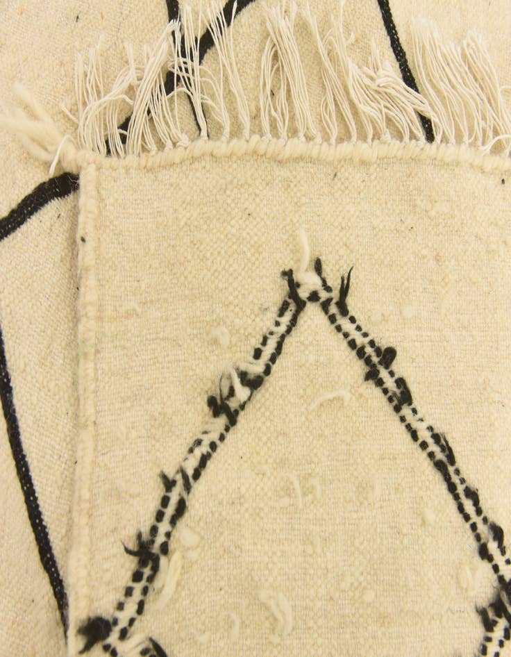 Detail image of 8' 10 x 12' 6  Hand Knotted Moroccan Wool Rug