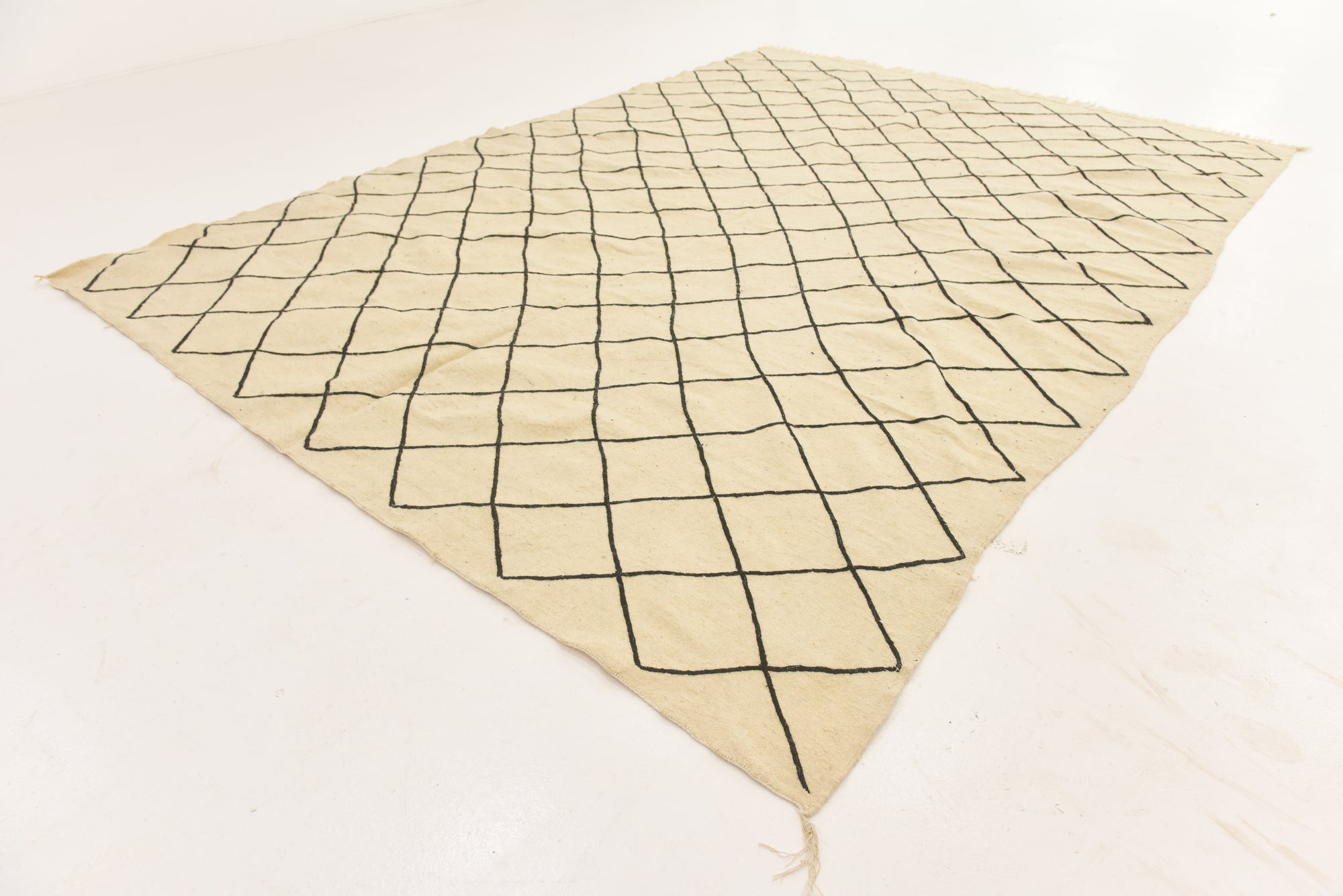 8' 10 x 12' 6 Hand Knotted Moroccan Wool Rug