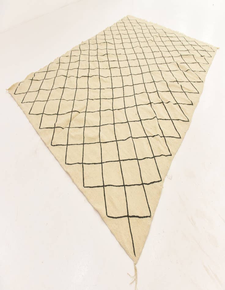 Detail image of 8' 10 x 12' 6  Hand Knotted Moroccan Wool Rug