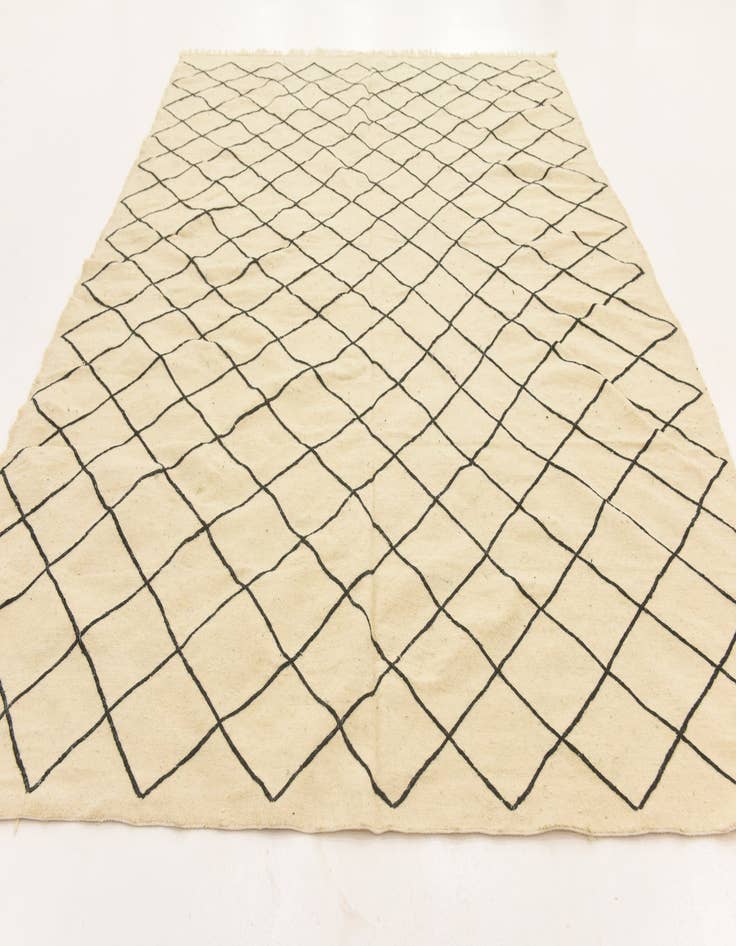 Detail image of 8' 10 x 12' 6  Hand Knotted Moroccan Wool Rug