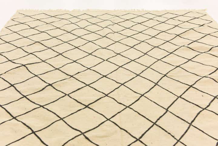 8' 10 x 12' 6 Hand Knotted Moroccan Wool Rug