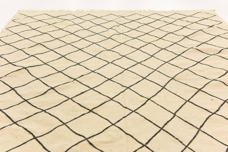 Detail image of 8' 10 x 12' 6 Hand Knotted Moroccan Wool Rug