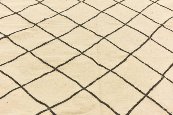 Detail image of 8' 10 x 12' 6 Hand Knotted Moroccan Wool Rug