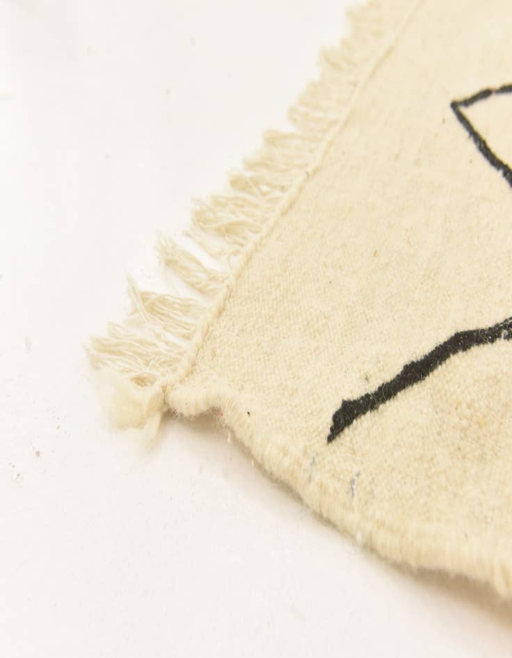 Detail image of 8' 10 x 12' 6  Hand Knotted Moroccan Wool Rug